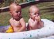 A bath outside in the sunshine!
